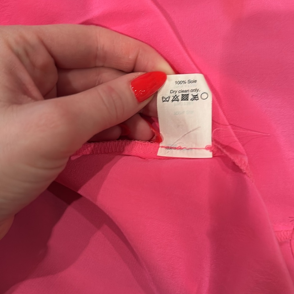 💞J.Crew Neon Pink Blythe Blouse - Picture 11 of 13